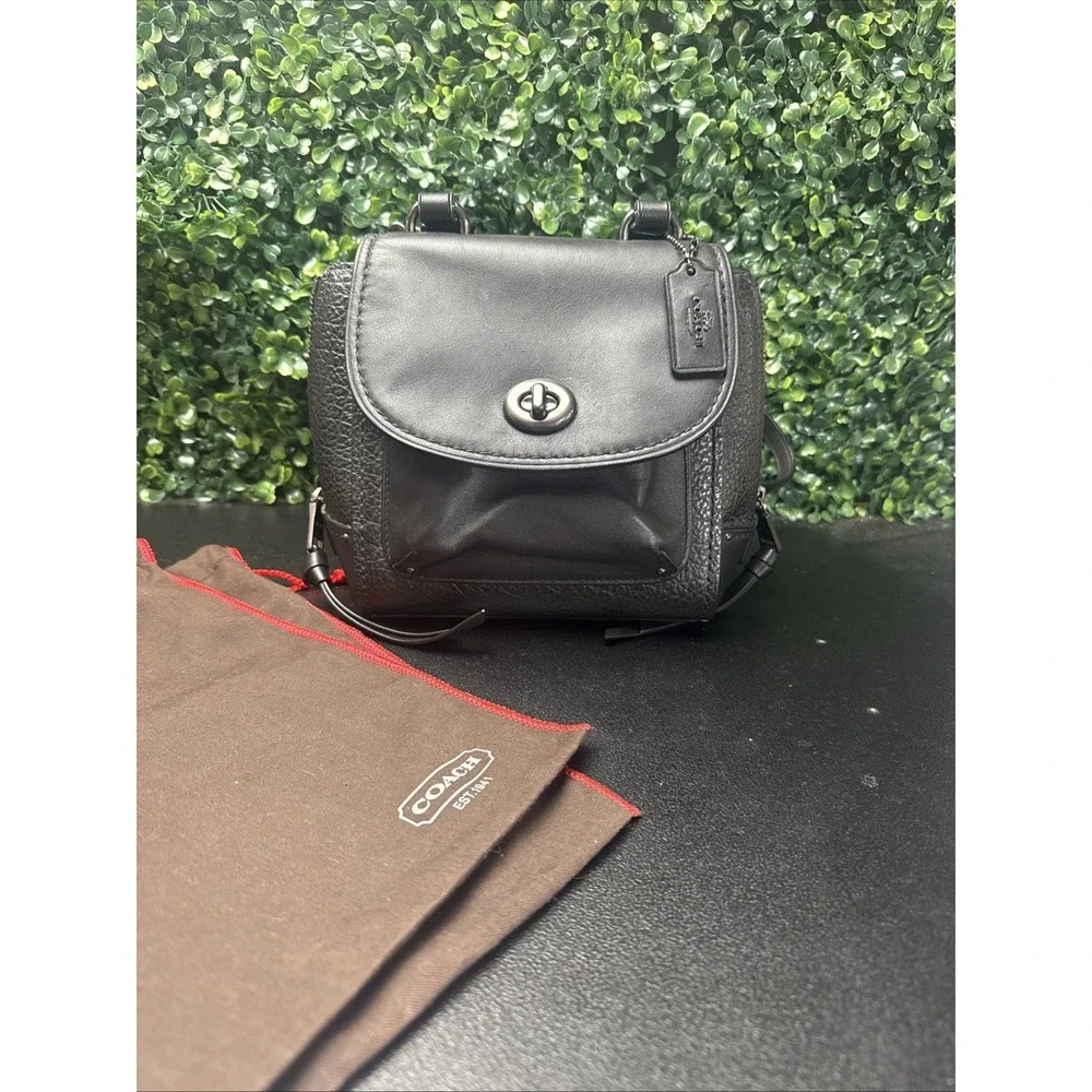 Coach Faye Convertible Backpack Leather - Picture 1 of 11